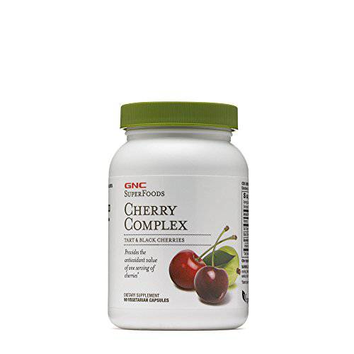 GNC SuperFoods Cherry Complex, 90 Capsules, Powerful Antioxidant