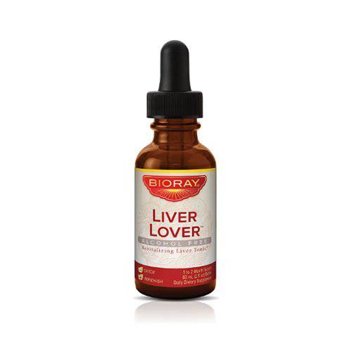 BIORAY Daily Liver Lover - 2 fl oz - Supports The Liver & Adrenals - Non-GMO, Vegan, Gluten Free