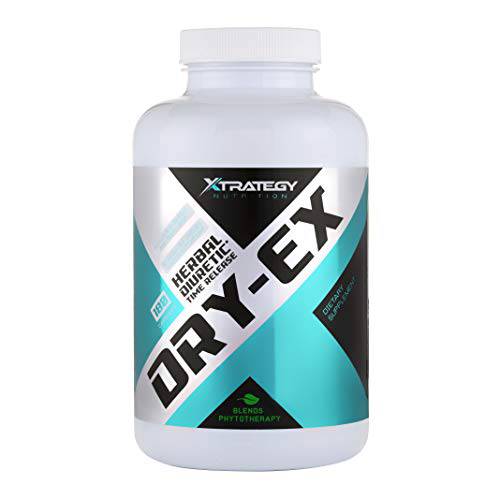 Diuretic Dry-EX XTRATEGY Nutrition Reduces Bloating Swelling ELIMINATES Excess Water Retention Herbal Blend