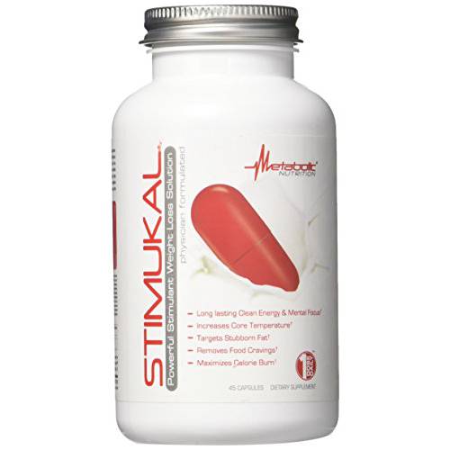 Metabolic Nutrition Stimukal Weight Loss Supplement, 45 Count