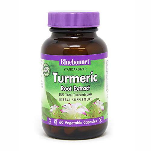 BlueBonnet Turmeric Root Extract Supplement, 60 Count
