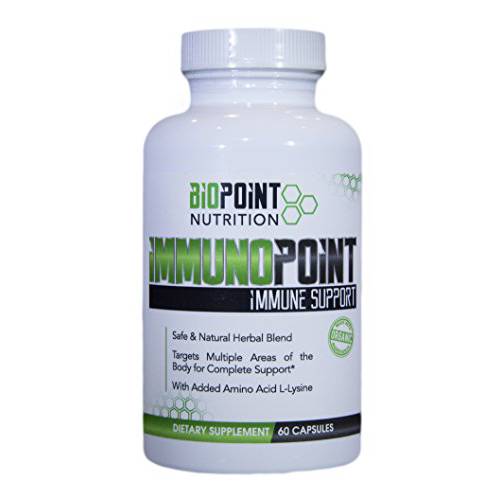 9 in 1 Immune Support Booster | Immunopoint - ORGANIC ELDERBERRY | Optimized Immune Support | 800 mg - 60 Veggie Capsules | Save Time With A Healthy immune System