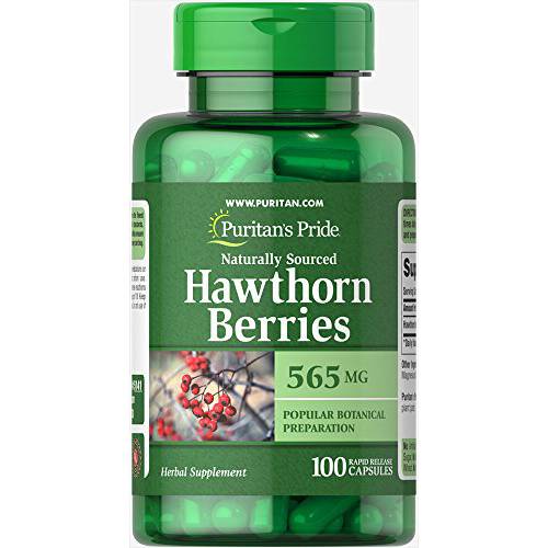 Puritan’s Pride Hawthorn Berries 565 mg