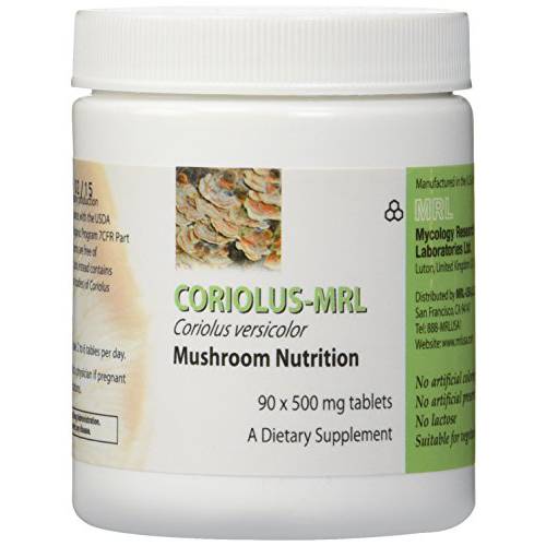 Mycology Research Labs - Coriolus Versicolor-MRL 500 mg 90 tabs
