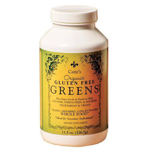 Catie’s Organic Gluten Free Greens - Whole Food Nutrition. Optimal Health & Vitality 11.5oz. 30 Servings.