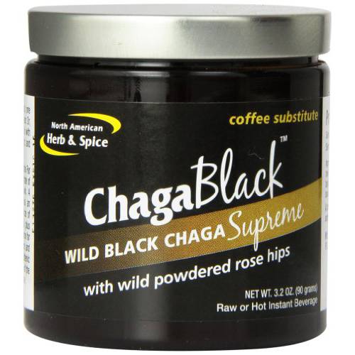 North American Herb & Spice ChagaBlack Tea - 3.2 oz. - Chaga Wild Mushroom Herbal Tea, Coffee Substitute - Adaptogen, Adrenal Support, Endurance & Stamina - Non-GMO - 45 Total Servings