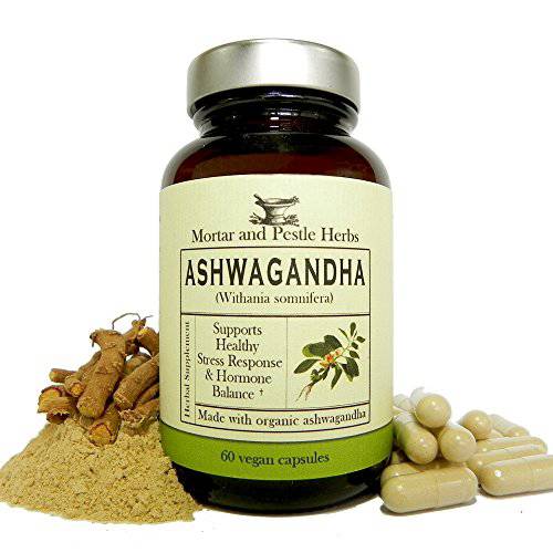 Herbal Roots Ashwagandha Capsules – Extra Strength 1,000mg per Serving - Immune, Stress, & Mood Support for Men and Women - 60 Vegan Capsules - Made in USA