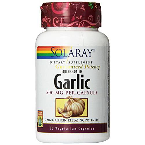 Solaray Garlic Supplement, 500mg | 60 Count
