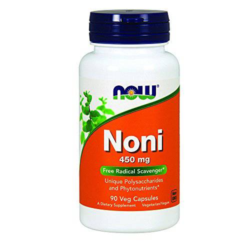 NOW Supplements, Noni (Morinda citrifolia) 450 mg, Free Radical Scavenger*, 90 Veg Capsules