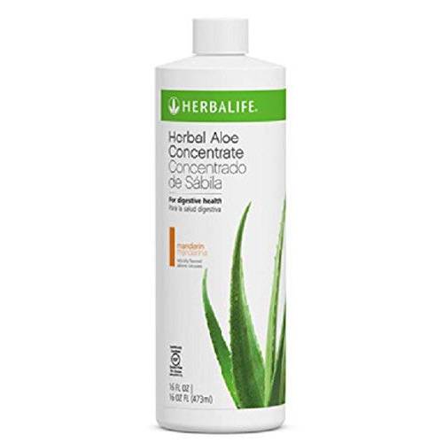 Herbalife Herbal Aloe Concentrate Mandarin Orange Flavor 16 oz (1 Pint) - 31 Servings