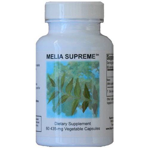 Supreme Nutrition Melia Supreme, 60 Pure Powdered Neem Leaf Capsules