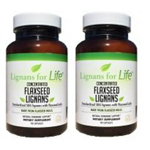 Lignans For Life Flaxseed Lignans, 90 capsules, 2 Pack