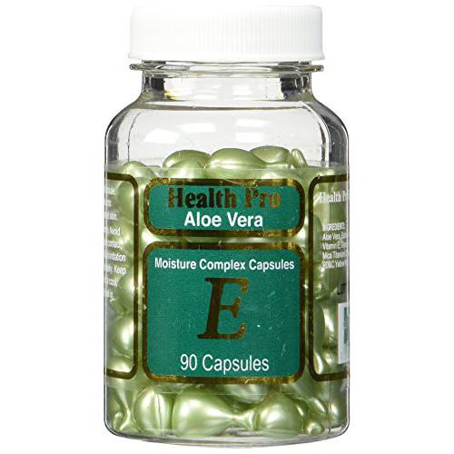 Aloe Vera & Vitamin E Skin Oil, 90 green Capsules