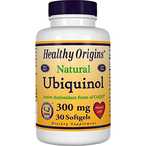 Healthy Orgins Ubiquinol Softgels, 300 mg, 30 Count