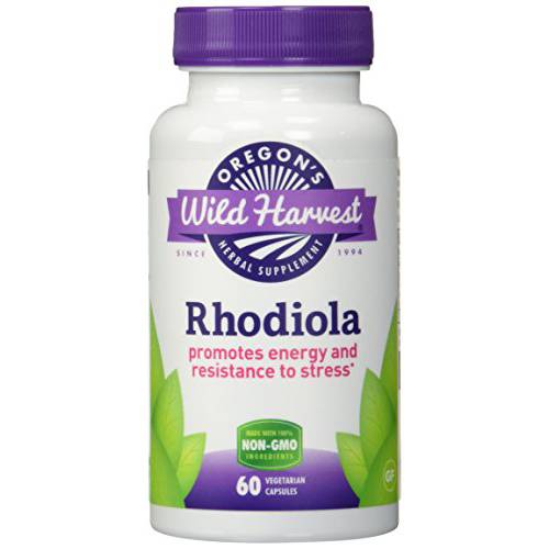 Oregon’s Wild Harvest Rhodiola Supplement, 60 Count