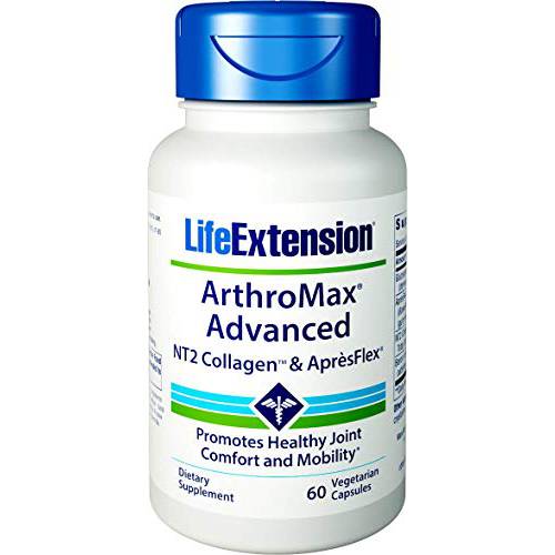 Life Extension ArthroMax Advanced with NT2 Collagen & AprèsFlex Capsules, Our Joint Health, Comfort & Mobility Formula, Non-GMO, Gluten-Free, 60 Count