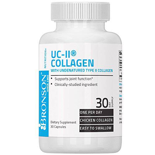Bronson UC-II Collagen with Undenatured Type II Collagen, 30 Capsules