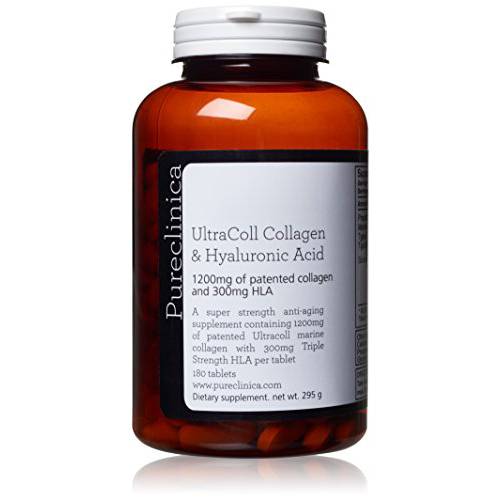 1500mg UltraColl Collagen (1200mg) and Hyaluronic Acid (300mg) x 180 Tablets - 3 Months Supply