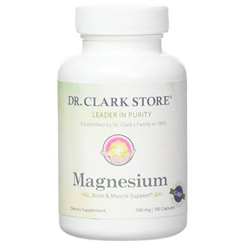Dr. Clark Magnesium Oxide Supplement, 300mg, 100 Capsules