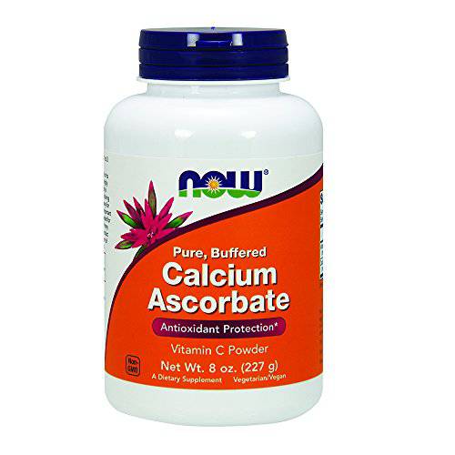 NOW Supplements, Calcium Ascorbate Powder, Buffered, Antioxidant Protection*, 8-Ounce