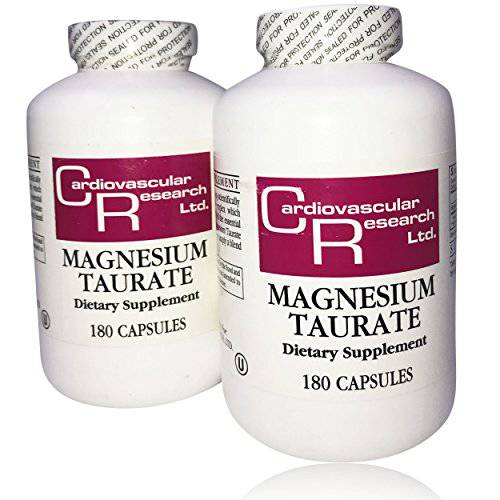 Cardiovascular Research EFM-MGT180X2 180 Capsules, Magnesium Taurate (Pack of 2)
