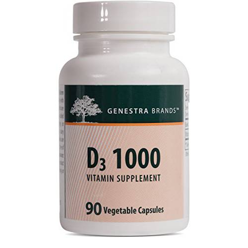 Genestra Brands D3 1000 | Supports Calcium Absorption and Bone Health | 90 Capsules