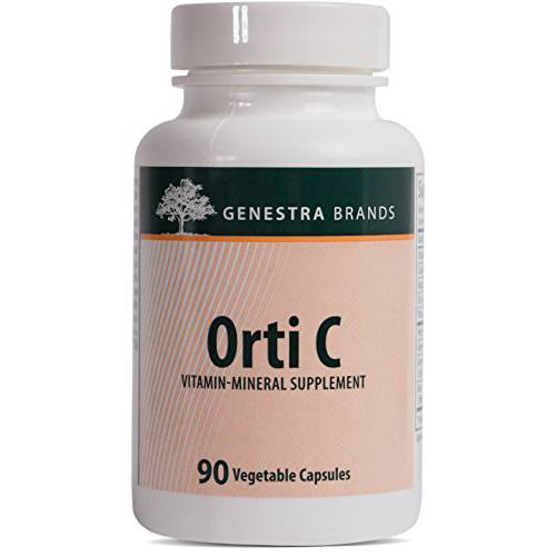 Genestra Brands Orti C | Vitamin C Formula with Bioflavonoids and Elderberry Extract | 90 Capsules