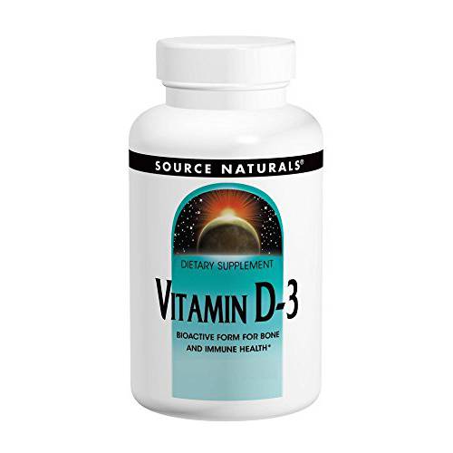 Source Naturals Vitamin D-3 1000 iu Supports Bone & Immune Health - 90 Capsules