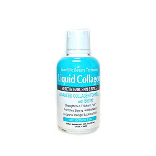 Scientific Beauty Technology Liquid Collagen for Healthy Hair, Skin & Nails 16 fl oz