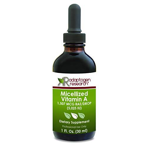 Micellized Vitamin A 1 oz | 5,025 IU Per I Pure Vitamin A I Adaptogen Research…