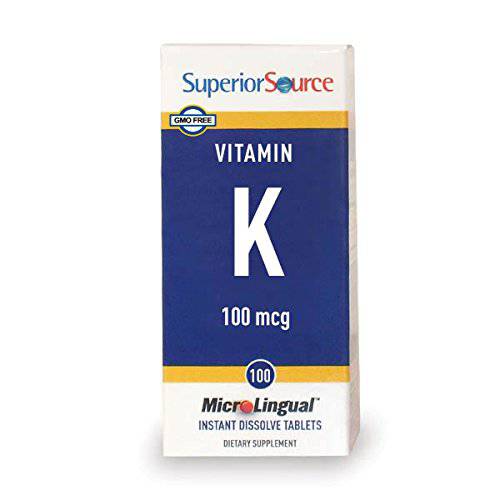 Superior Source Vitamin K1 Multivitamins, 100 mcg, 100 Count