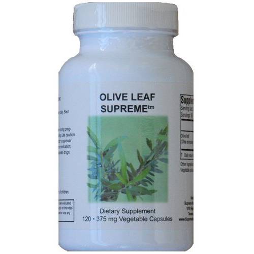 Supreme Nutrition Olive Leaf Supreme, 120 Pure Herb Vegetarian Capsules