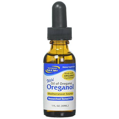 North American Herb & Spice Oreganol P73 (2 Pack) - 1 fl. oz. - Immune Support, Optimal Health - Unprocessed, Certified Organic, Wild Oregano Oil - Mediterranean Source - Non-GMO - 864 Total Servings