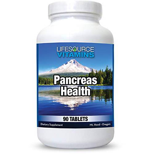 LifeSource Vitamins Pancreas Support - Promotes a Healthy Pancreas and Endocrine System - Free Priority Shipping