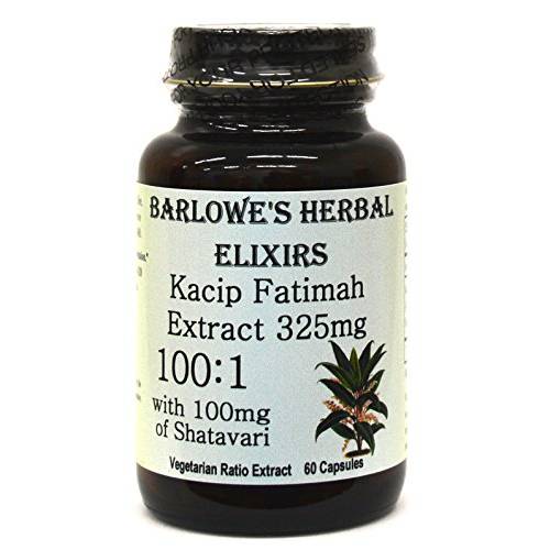 Kacip Fatimah Extract 100:1 - 60 425mg VegiCaps - Stearate Free, Bottled in Glass