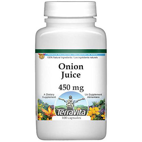 Onion Juice - 450 mg (100 Capsules, ZIN: 521794)