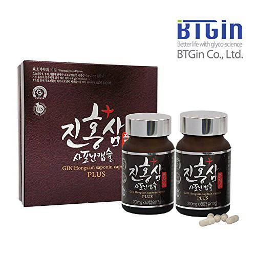 BTGIN Bon, 6-Year-Old Korean Fermented Panax Red Ginseng Root Extract Made in Korea Enzymatic Technology with No Additives 100% Pure - Above 8% Ginsenosides