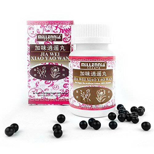 Millennia Herbal Supplement- Jia Wei Xiao Yao Wan - 12 Bottle (200 Pills per Bottle)