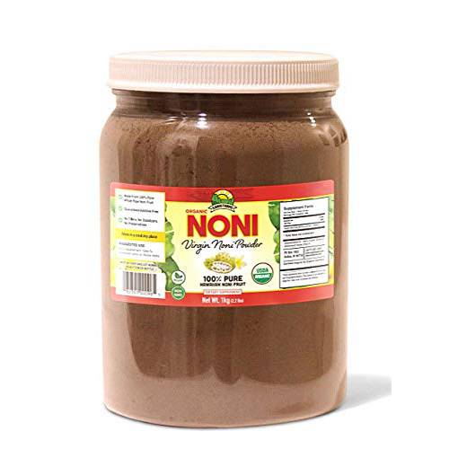 Virgin Noni Powder - 100% Pure Hawaiian Noni Powder 8oz pack, Certified Organic