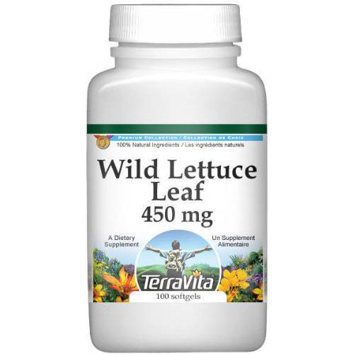 Wild Lettuce Leaf - 450 mg (100 Capsules, ZIN: 514665)