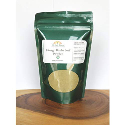 Ginkgo Biloba Leaf Powder - 1 LB or 16 OZ - Free Shipping