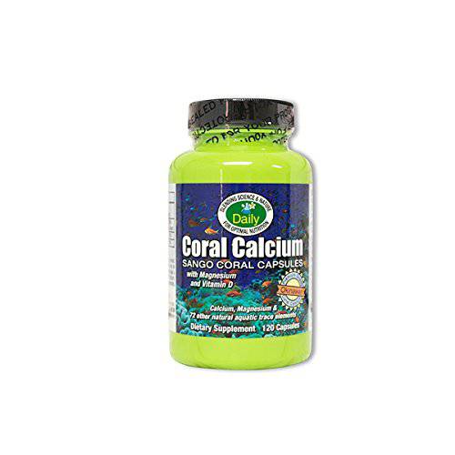 Daily’s Coral Calcium, Magnesium & Vitamin D3 (120 Vegetarian Capsules)