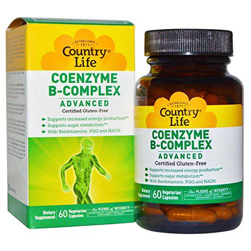 COUNTRY LIFE Vitamins COENZYME B-Complex ADVNCD, 60 VCAP
