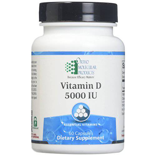 Ortho Molecular - Vitamin D, 5000 iu - 60 Capsules