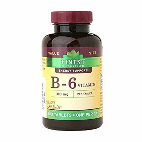 Finest Nutrition Vitamin B-6 100mg Tablets 300 ea