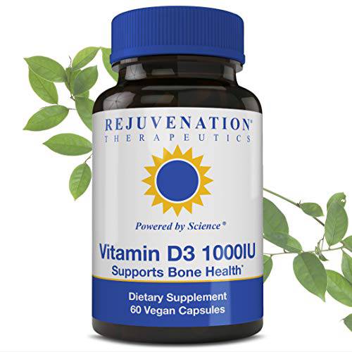 Rejuvenation Therapeutics Vitamin D3 - Bone Health Support (60 Vegan Capsules)