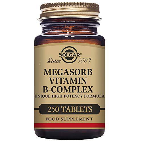 Solgar Megasorb B-Complex Tablets, 250 Count