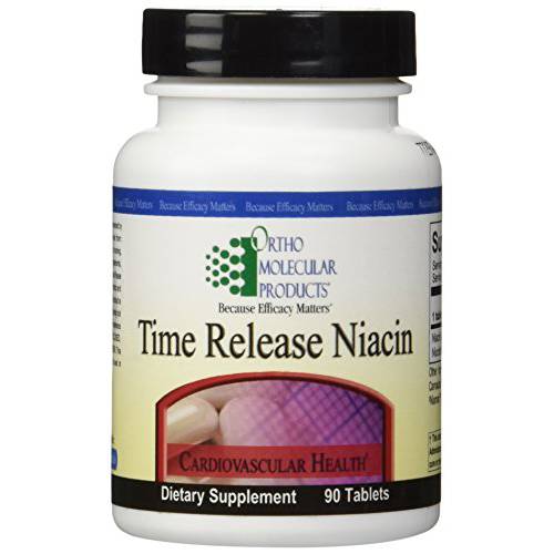 Ortho Molecular - Time Release Niacin - 90 Tablets