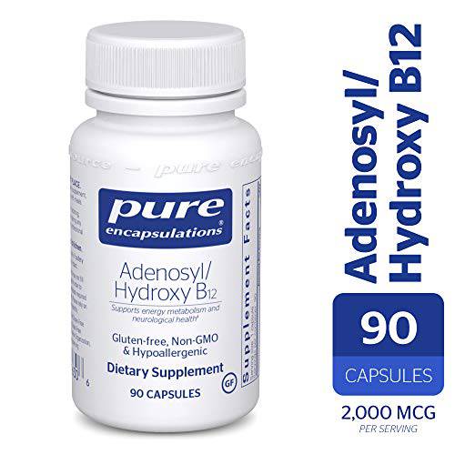 Pure Encapsulations Adenosyl/Hydroxy B12 | Blend with Vitamin B12 for Nerve and Mitochondrial Support* | 90 Capsules