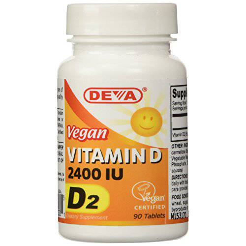 Deva Vegan Vitamin D  2400 IU - 90 Tablets